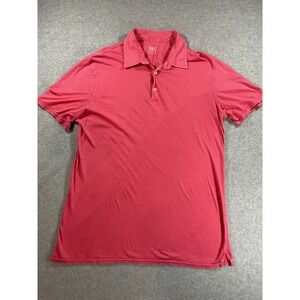 Fedeli Mens Pink Short Sleeve Polo Shirt Made in Italy Size 50 2215